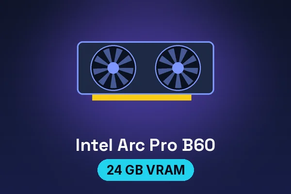 ASRock Intel Arc Pro B60 Creator 24GB blower graphics card — illustrated product card